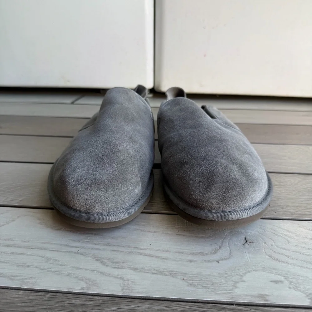 UGG Kenton slippers in a gray suede color (Men’s)